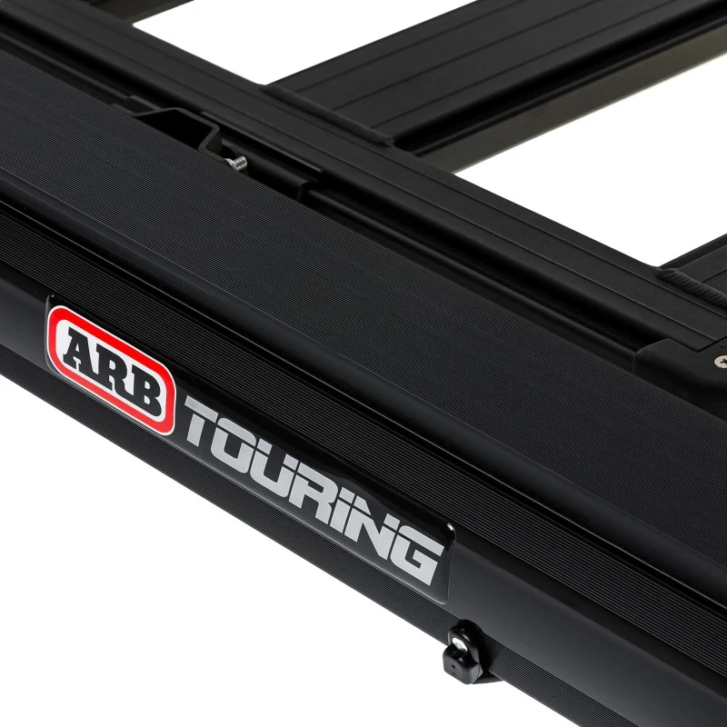 ARB Aluminum Awning, Black Frame, 8.2FT x 8.2FT, Installed with LED Light Strip - Image 10