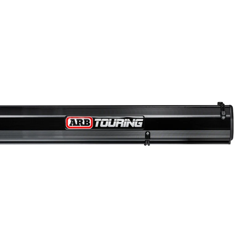 ARB Aluminum Awning, Black Frame, 8.2FT x 8.2FT, Installed with LED Light Strip - Image 11