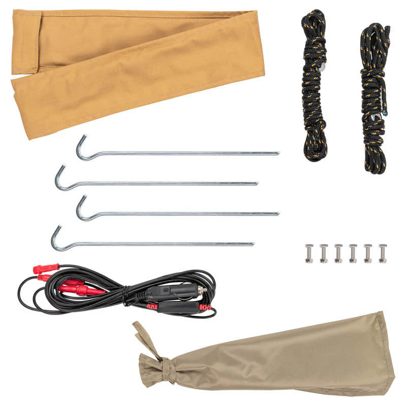 ARB Aluminum Awning Kit w/ Light 8.2ft x 8.2ft Includes Light Installed - Image 8
