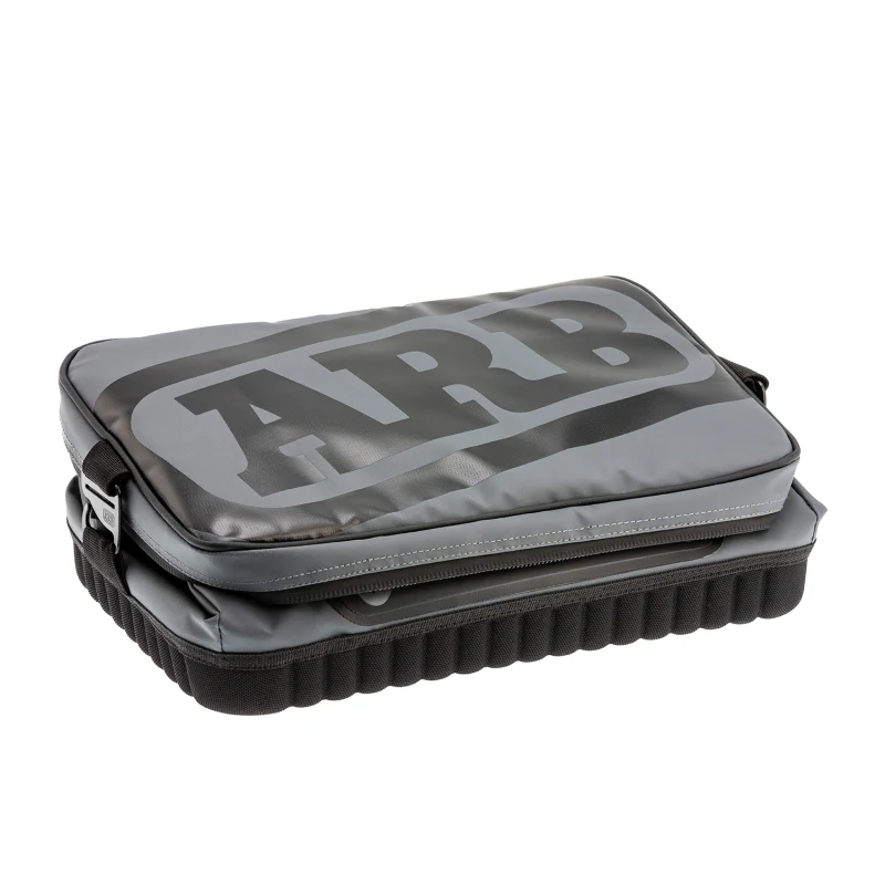 ARB Cooler Bag Charcoal w/ Red Highlights 15in L x 11in W x 9in H Holds 22 Cans - Image 12