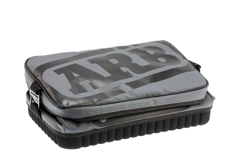 ARB Cooler Bag Charcoal w/ Red Highlights 15in L x 11in W x 9in H Holds 22 Cans - Image 16