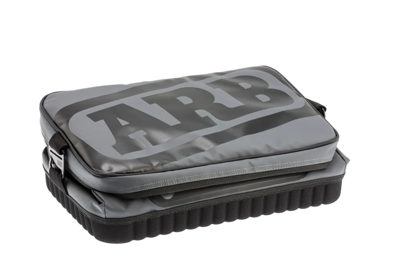 ARB Cooler Bag Charcoal w/ Red Highlights 15in L x 11in W x 9in H Holds 22 Cans - Image 20