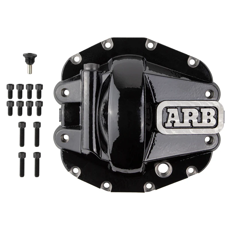 ARB Diff Cover Blk Jeep JL Rubicon Front - Image 2
