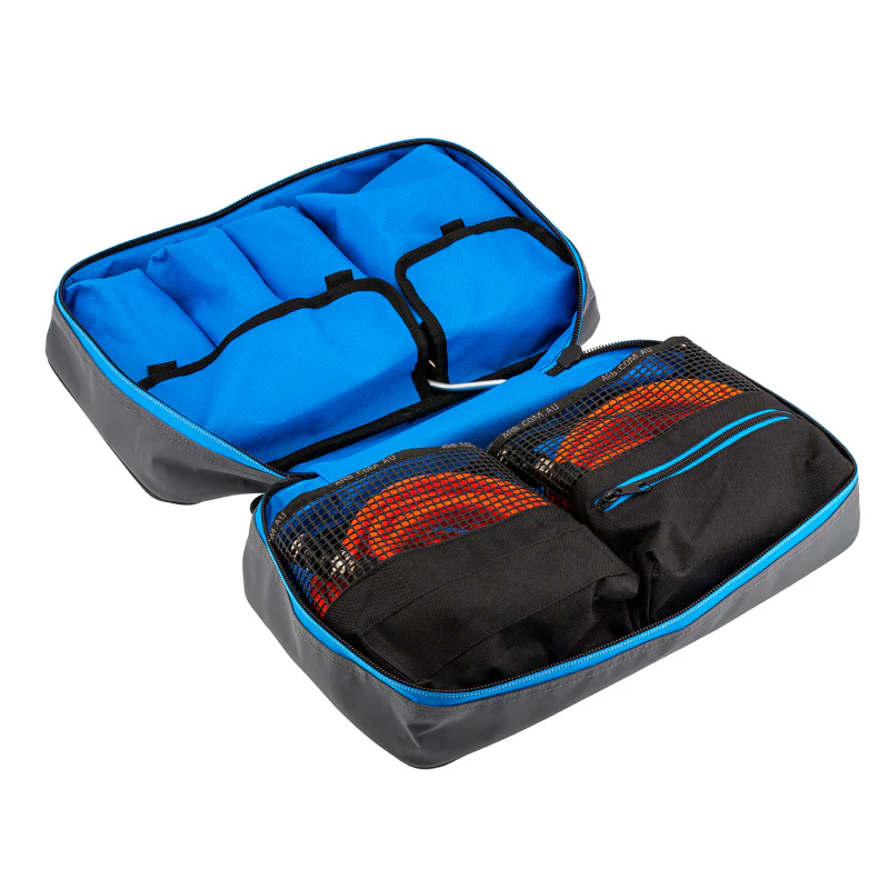 ARB Inflation Case Black Finish w/ Blue Highlights PVC Material Reflective Strips - Image 21