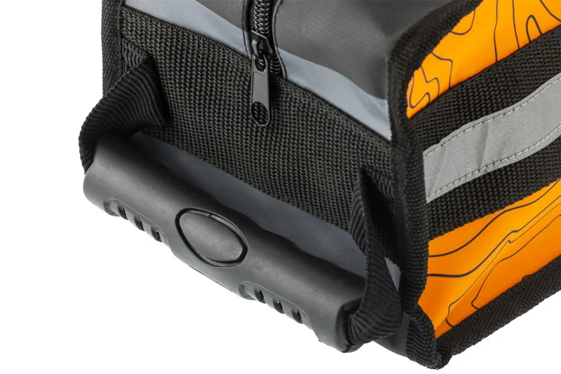 ARB Micro Recovery Bag Orange/Black Topographic Styling PVC Material - Image 15