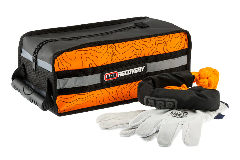 ARB Micro Recovery Bag Orange/Black Topographic Styling PVC Material - Image 6