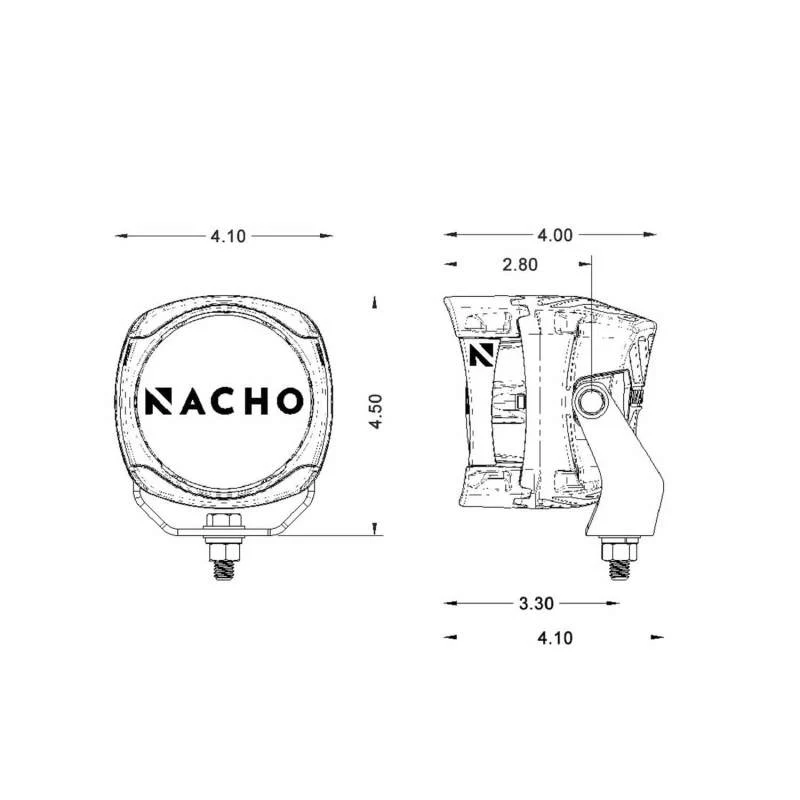 ARB Nacho 4in Offroad / SAE Combo White LED Light - Image 5