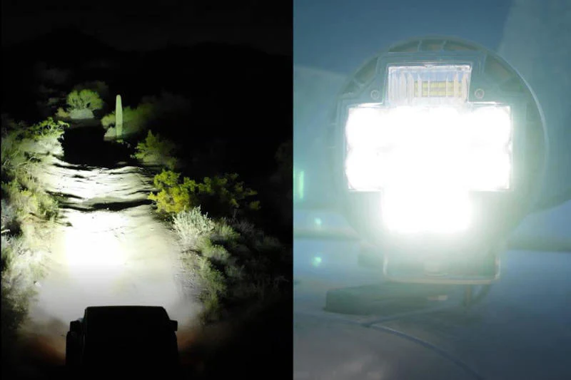 ARB Nacho 5.75in Offroad TM5 Combo White LED Light Set - Image 6