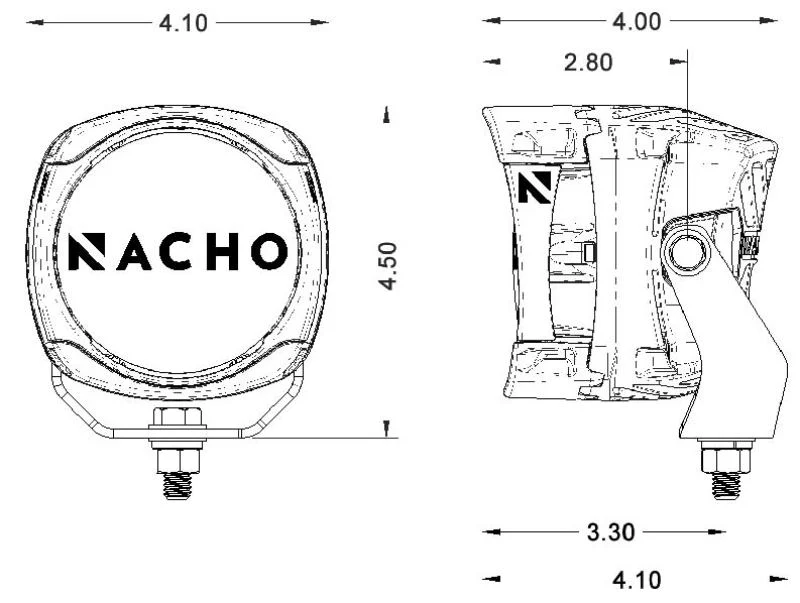 ARB NACHO Quatro Combo 4in. Offroad LED Light - Pair - Image 11