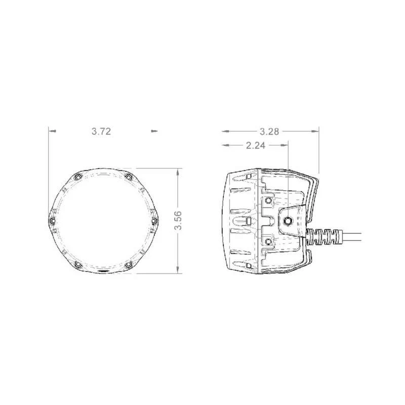 ARB NACHO Quatro Combo 4in. Offroad LED Light - Pair - Image 14