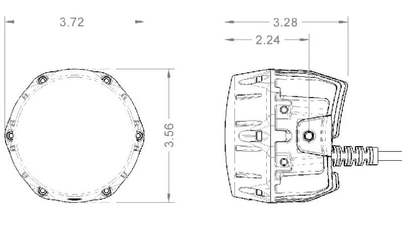 ARB NACHO Quatro Combo 4in. Offroad LED Light - Pair - Image 15