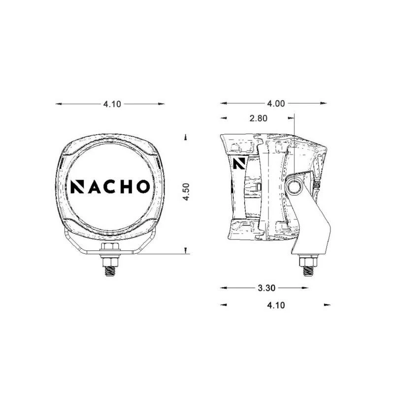 ARB NACHO Quatro Combo 4in. Offroad LED Light - Pair - Image 18