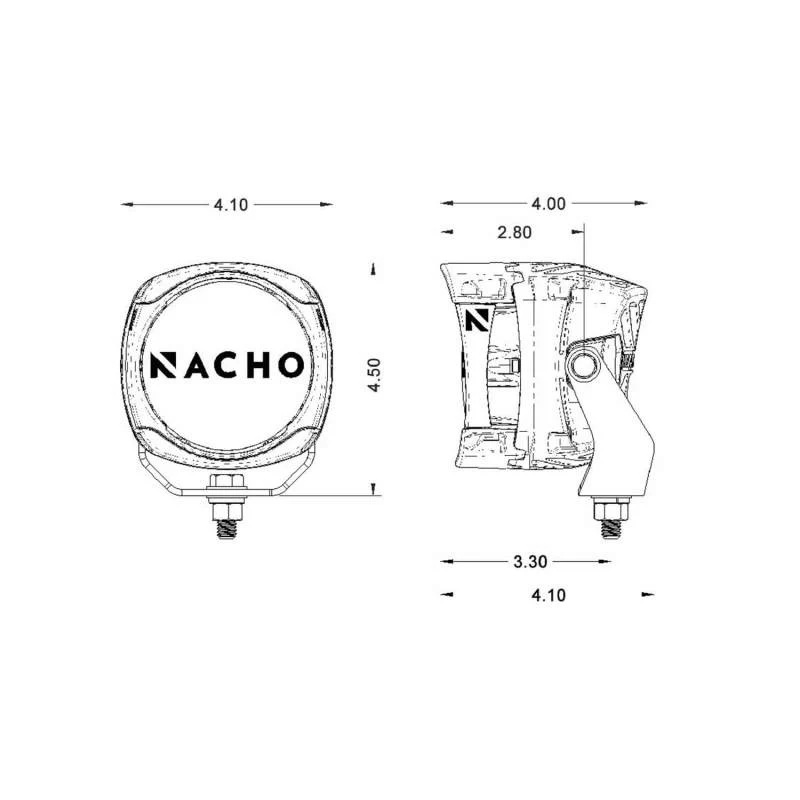 ARB NACHO Quatro Flood 4in. Offroad LED Light - Pair - Image 14