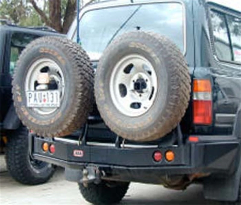 ARB W/Carrier Rear Step Towbar Lhs Blk 80 Series - Image 3