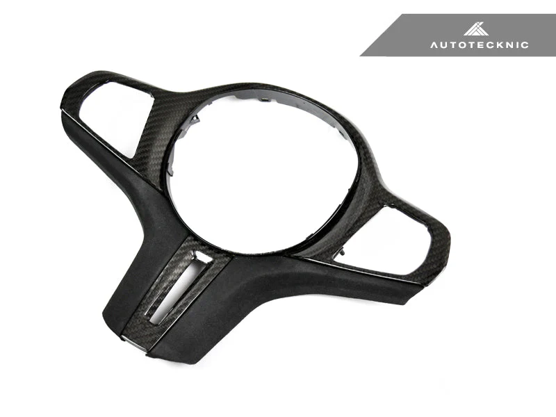 AutoTecknic Carbon Alcantara Steering Wheel Trim - G14/ G15/ G16 8-Series