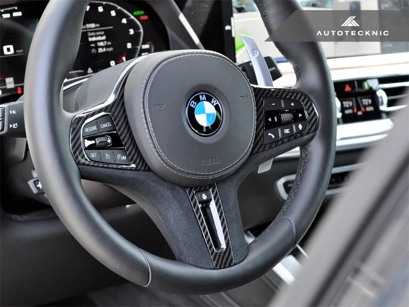 AutoTecknic Carbon Alcantara Steering Wheel Trim - G29 Z4 - Image 3