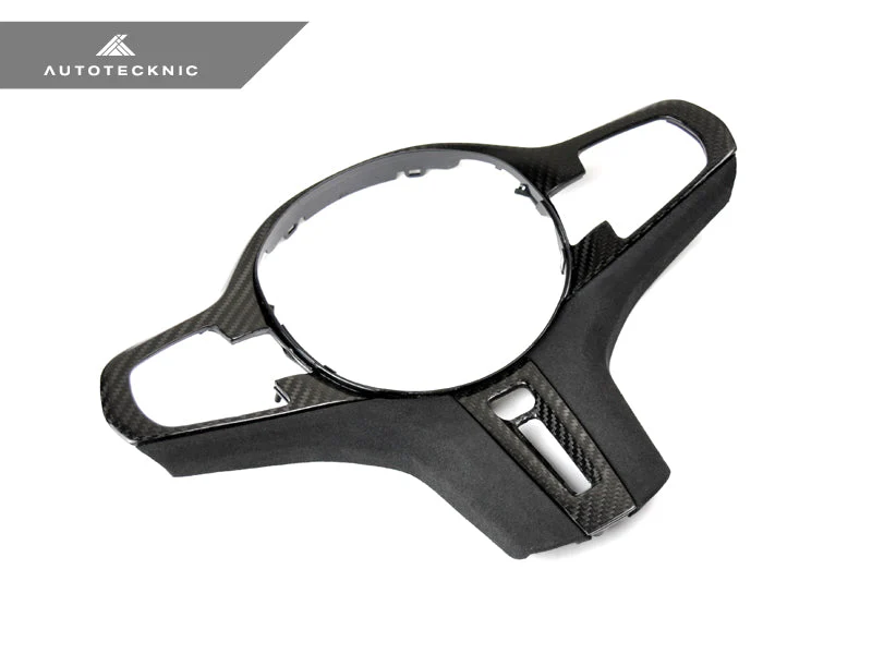 AutoTecknic Carbon Alcantara Steering Wheel Trim - G30 5-Series | G32 6-Series GT - Image 3