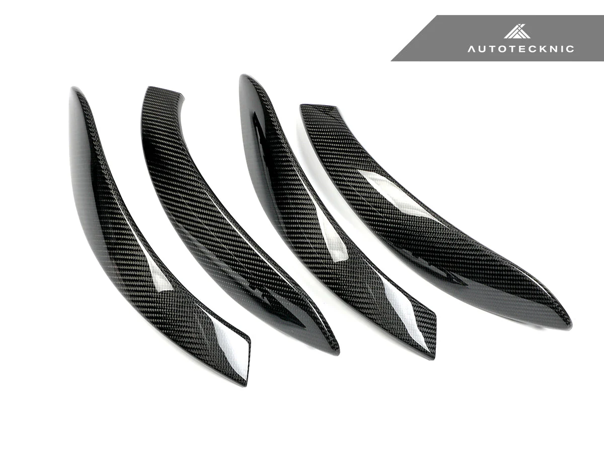 AutoTecknic Carbon Door Grip Handle Trim Set - F30 3-Series | F32 4-Series - Image 3