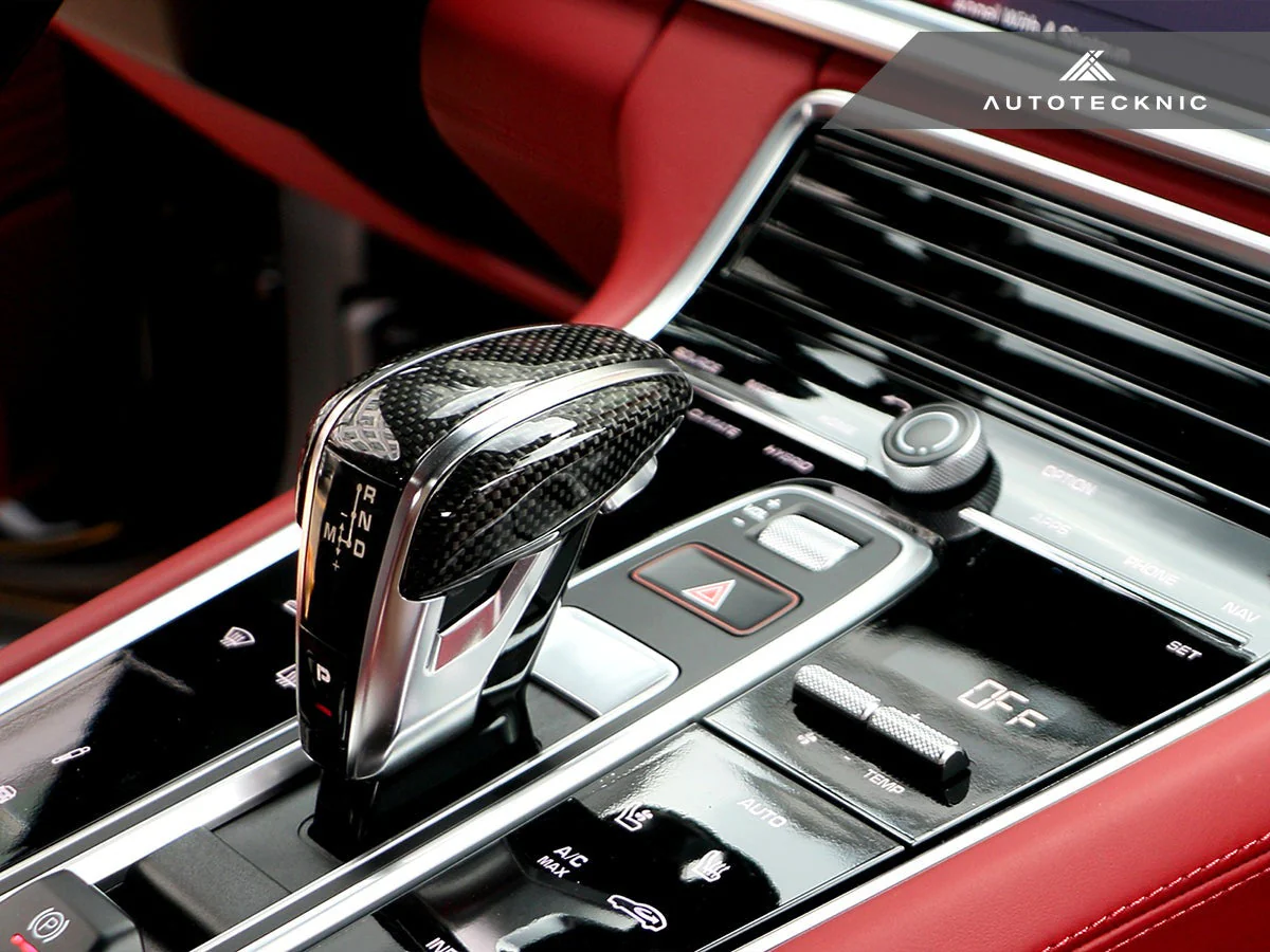 AutoTecknic Carbon Fiber Exclusive Design Shift Lever - Porsche 971 Panamera | 9Y0 Cayenne - Image 13