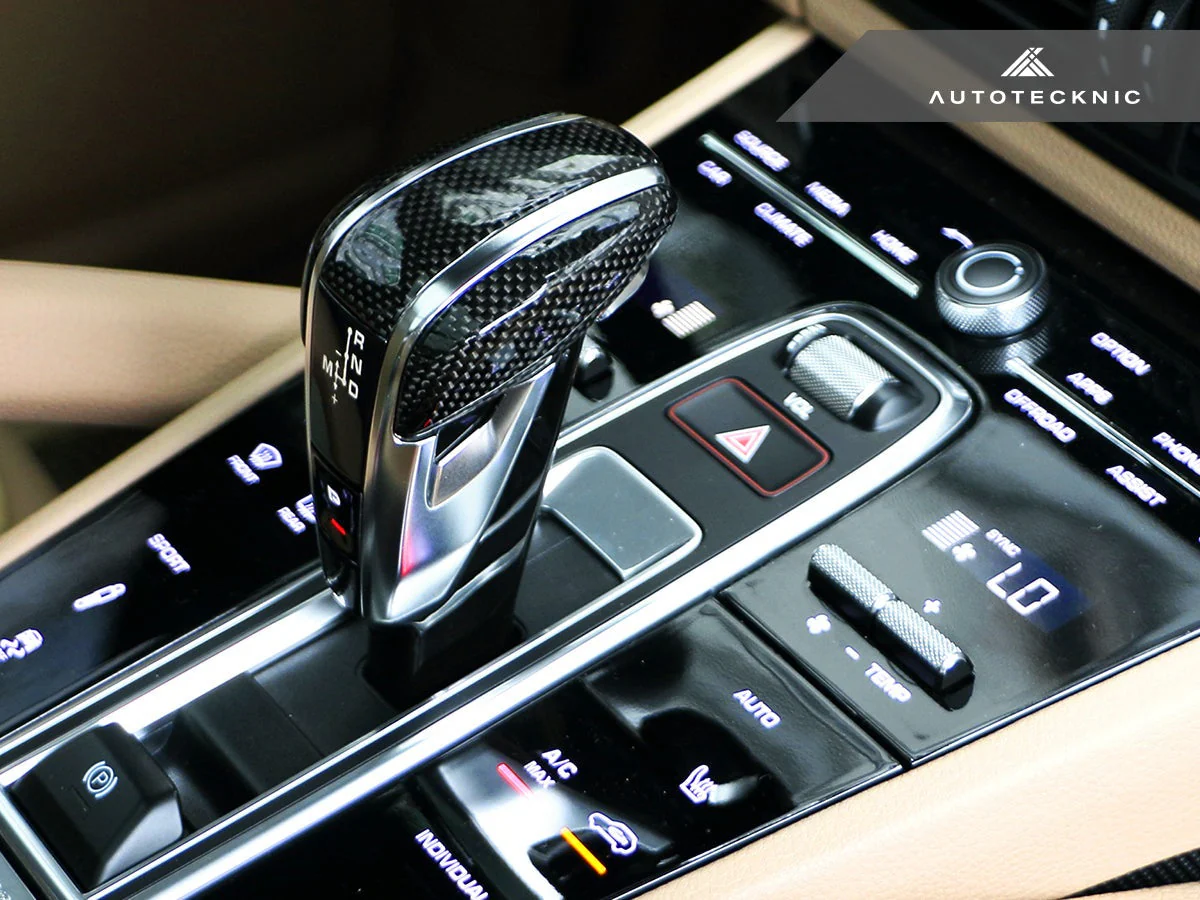 AutoTecknic Carbon Fiber Exclusive Design Shift Lever - Porsche 971 Panamera | 9Y0 Cayenne - Image 14