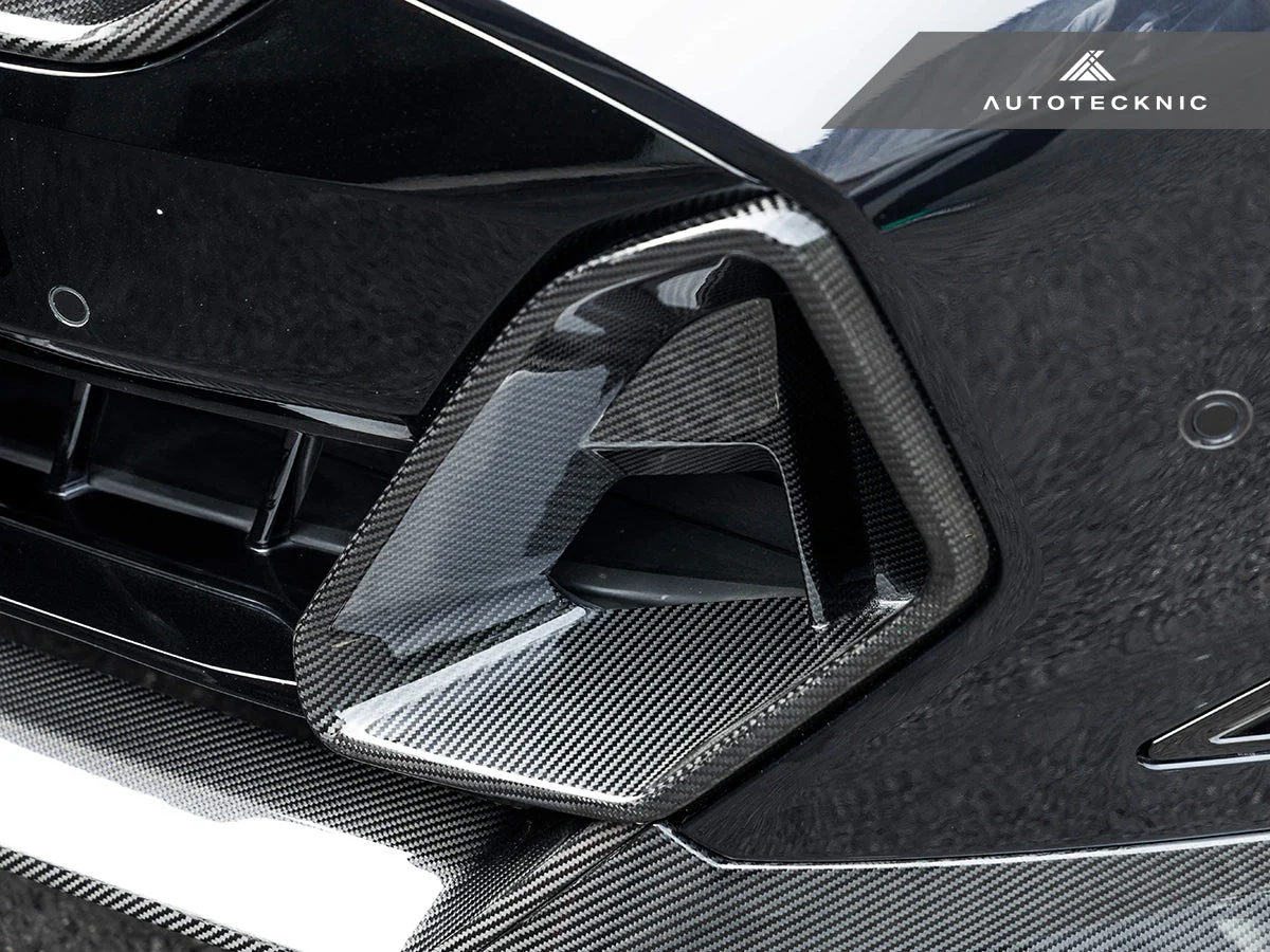 AutoTecknic Carbon Fiber Front Bumper Air Vent Set - G06 X6 M-Sport LCI - Image 4