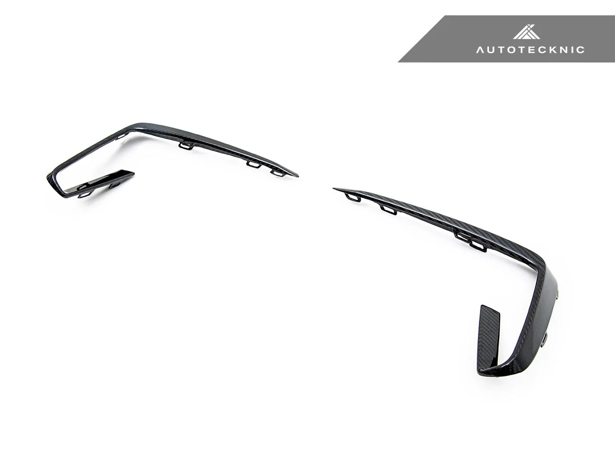 AutoTecknic Carbon Fiber Front Bumper Trim Set - G01 X3 | G02 X4 M40I Pre-LCI - Image 4