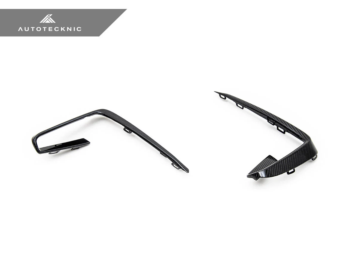 AutoTecknic Carbon Fiber Front Bumper Trim Set - G01 X3 | G02 X4 M40I Pre-LCI - Image 7