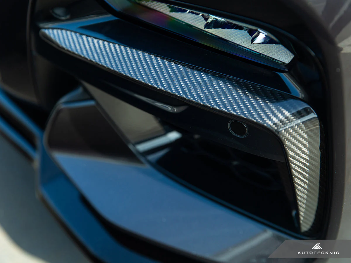 AutoTecknic Carbon Fiber Front Bumper Trim Set - G01 X3 | G02 X4 M40I Pre-LCI - Image 8