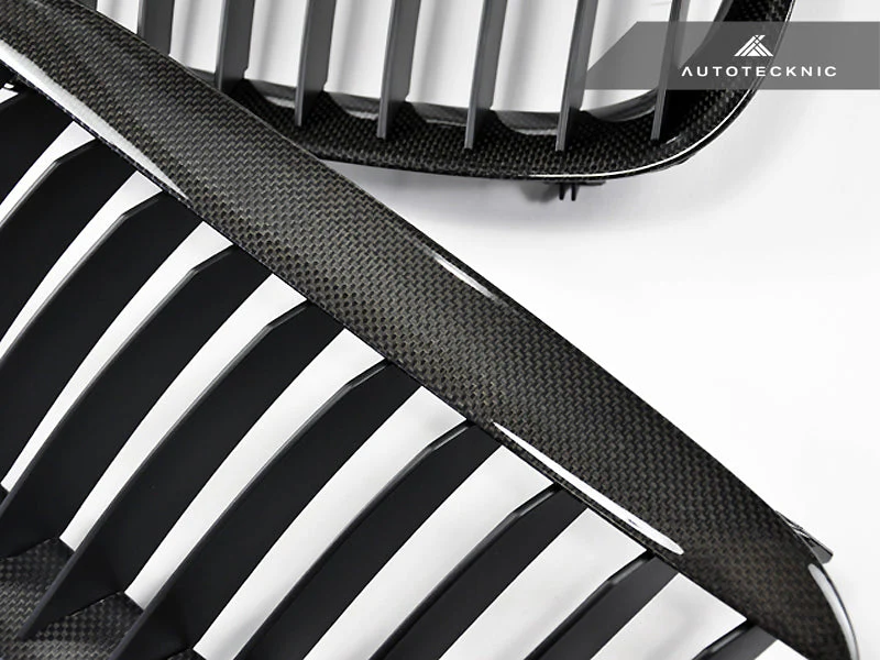 AutoTecknic Carbon Fiber Front Grille Set - E63/ E64 6-Series & M6 - Image 3