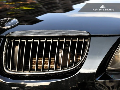 AutoTecknic Carbon Fiber Front Grille Set - E90 Sedan / E91 Wagon | 3 Series - Image 2