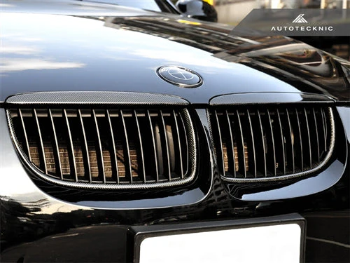AutoTecknic Carbon Fiber Front Grille Set - E90 Sedan / E91 Wagon | 3 Series - Image 3