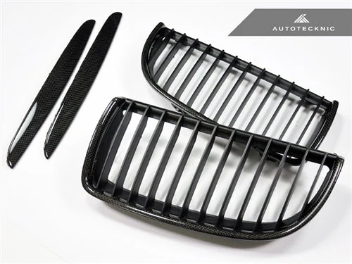 AutoTecknic Carbon Fiber Front Grille Set - E90 Sedan / E91 Wagon | 3 Series - Image 4
