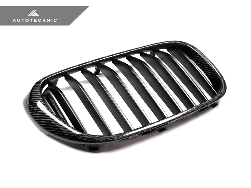 AutoTecknic Carbon Fiber Front Grille Set - G11/ G12 7-Series Pre-LCI (16-19) - Image 2