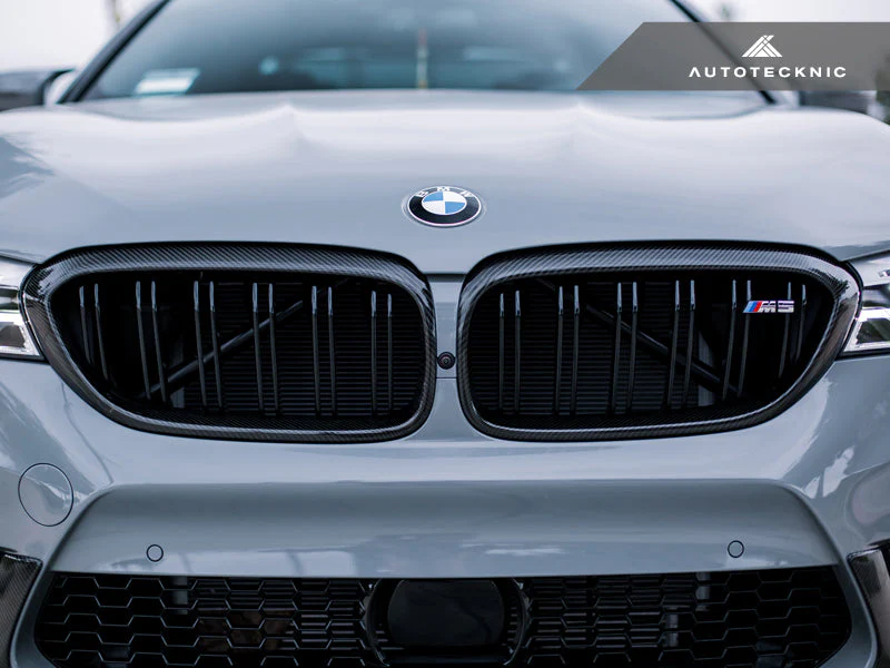 AutoTecknic Carbon Fiber Front Grille Surround Set - F90 M5 - Image 3