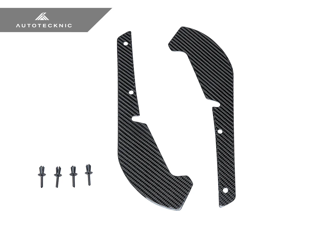 AutoTecknic Carbon Fiber Front Splash Guards - F80 M3 | F82/ F83 M4 - Image 3