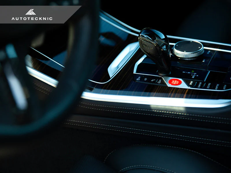 AutoTecknic Carbon Fiber Gear Selector Side Trims - F40 1-Series | F44 2-Series Gran Coupe - Image 3