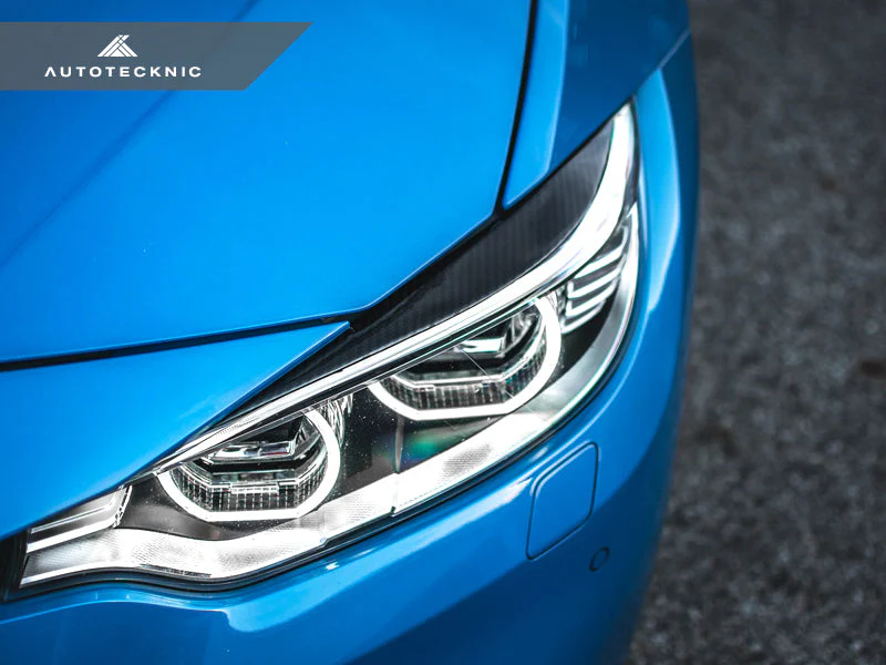 AutoTecknic Carbon Fiber Headlight Trim Set - F80 M3 | F82/ F83 M4 - Image 8
