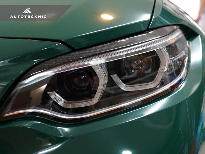 AutoTecknic Carbon Fiber Headlight Trim Set - F87 M2/ M2 Competition | F22 2-Series - Image 5