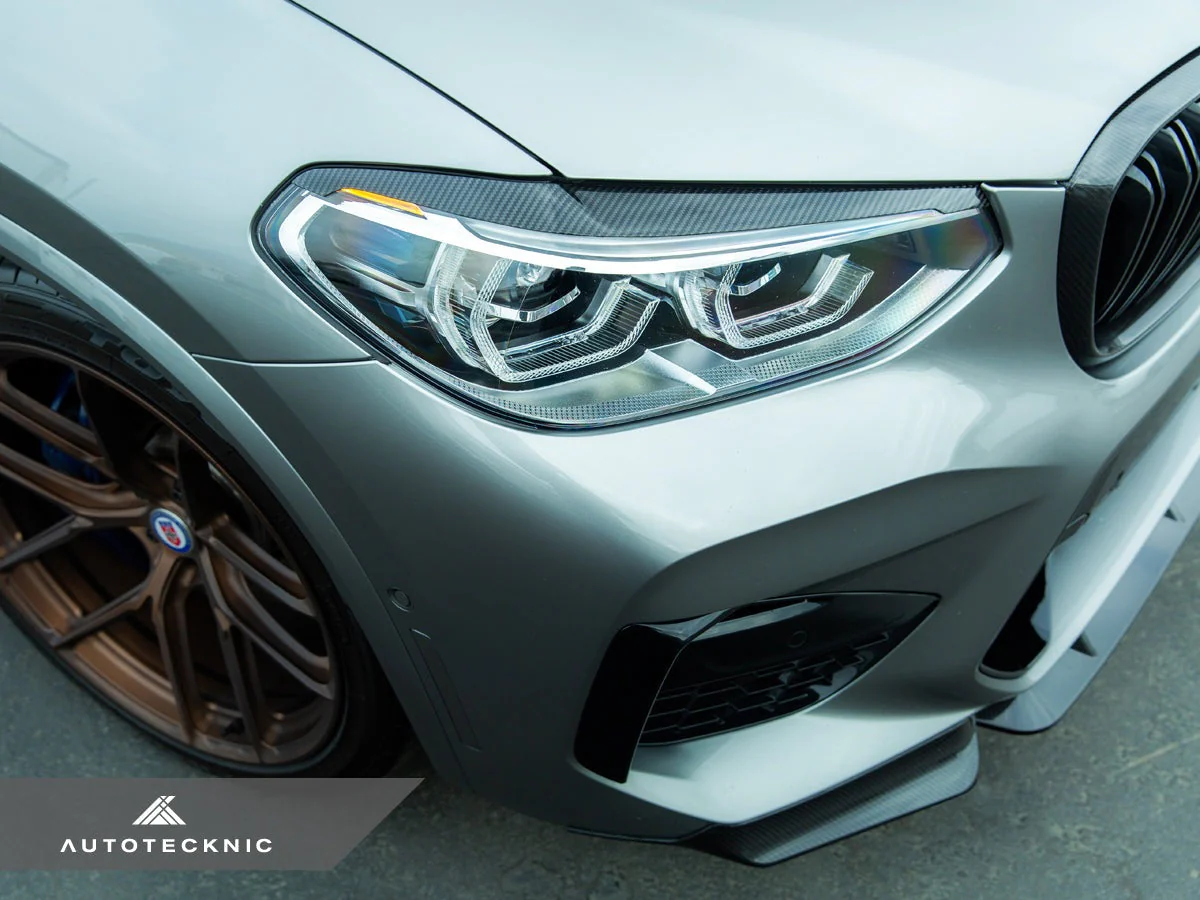 AutoTecknic Carbon Fiber Headlight Trim Set - F97 X3M | F98 X4M - Image 9