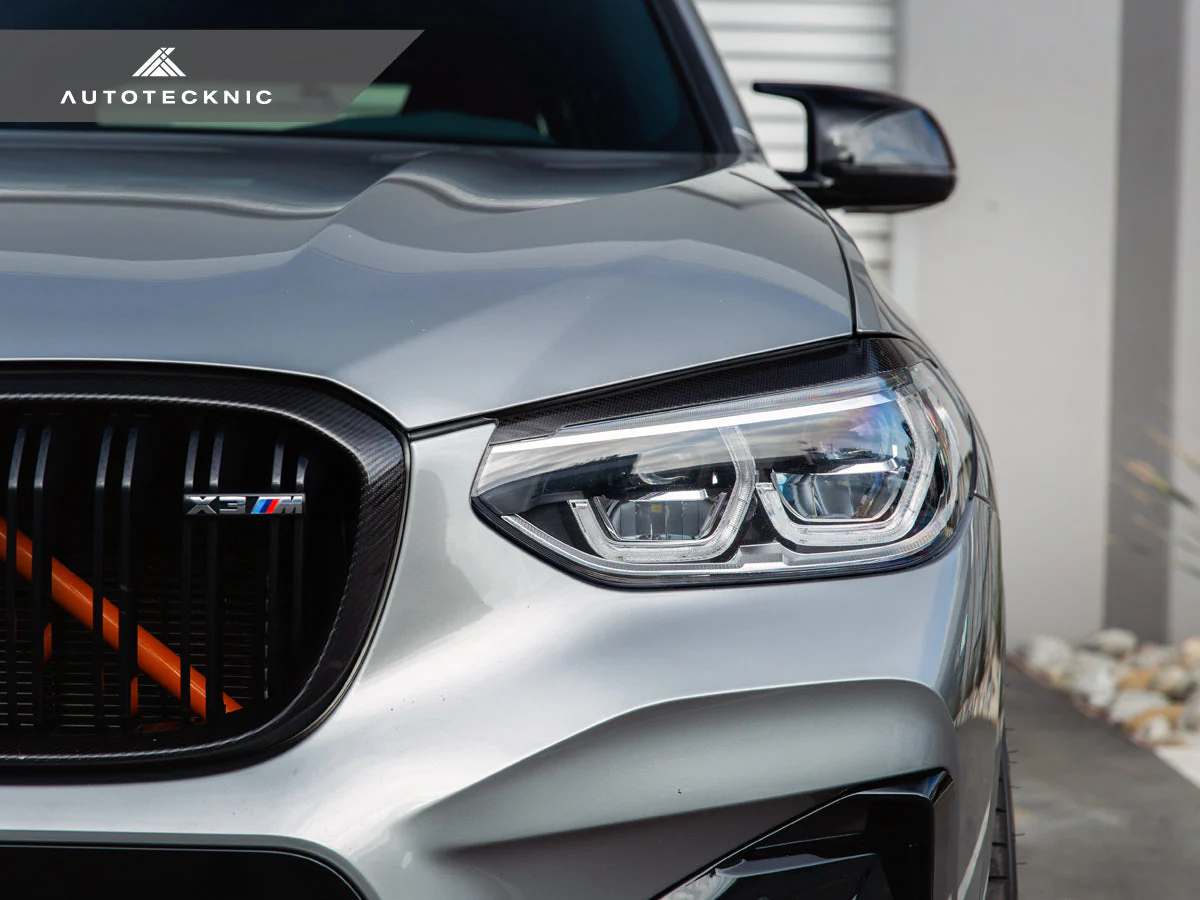 AutoTecknic Carbon Fiber Headlight Trim Set - G01 X3 | G02 X4 - Image 2