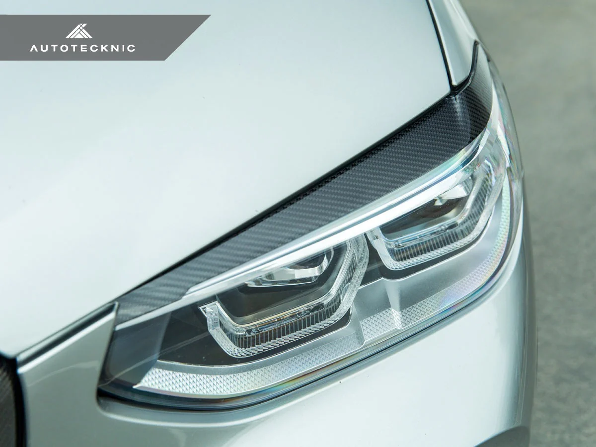 AutoTecknic Carbon Fiber Headlight Trim Set - G01 X3 | G02 X4 - Image 4