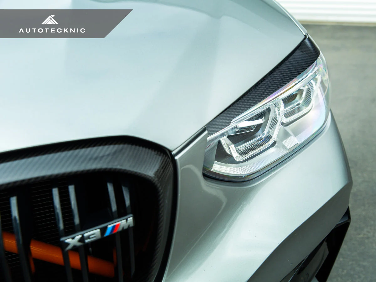 AutoTecknic Carbon Fiber Headlight Trim Set - G01 X3 | G02 X4 - Image 7