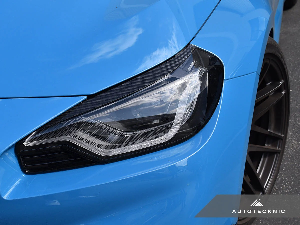 AutoTecknic Carbon Fiber Headlight Trim Set - G87 M2 - Image 4