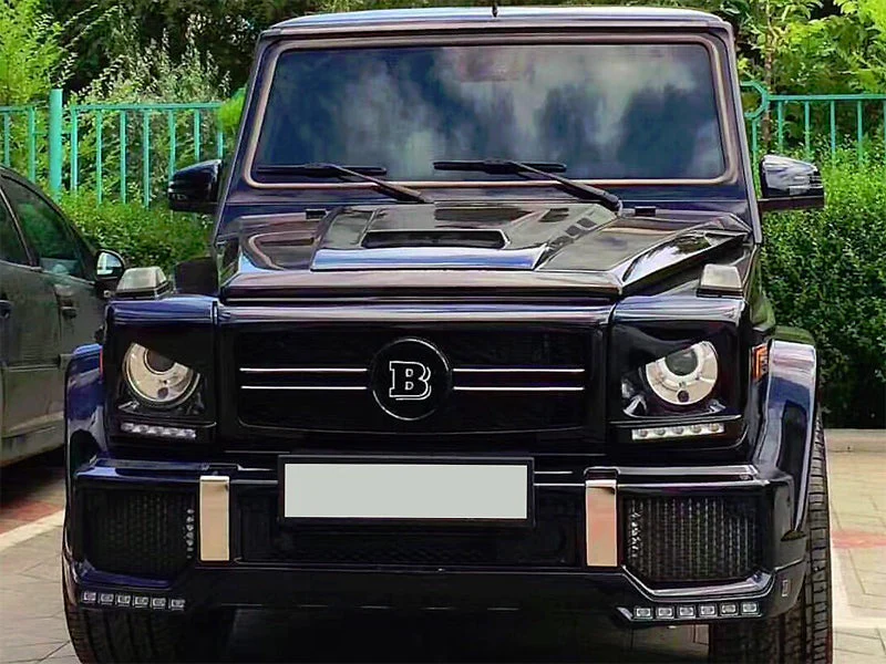 AutoTecknic Carbon Fiber Headlight Trim Set - Mercedes-Benz W463 G-Class - Image 2