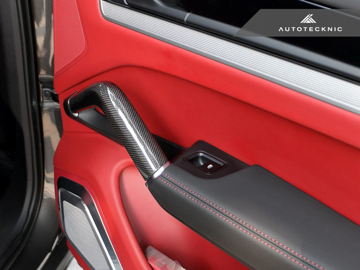AutoTecknic Carbon Fiber Interior Handle Set - Porsche 9Y0 Cayenne 2019-2025 - Image 7