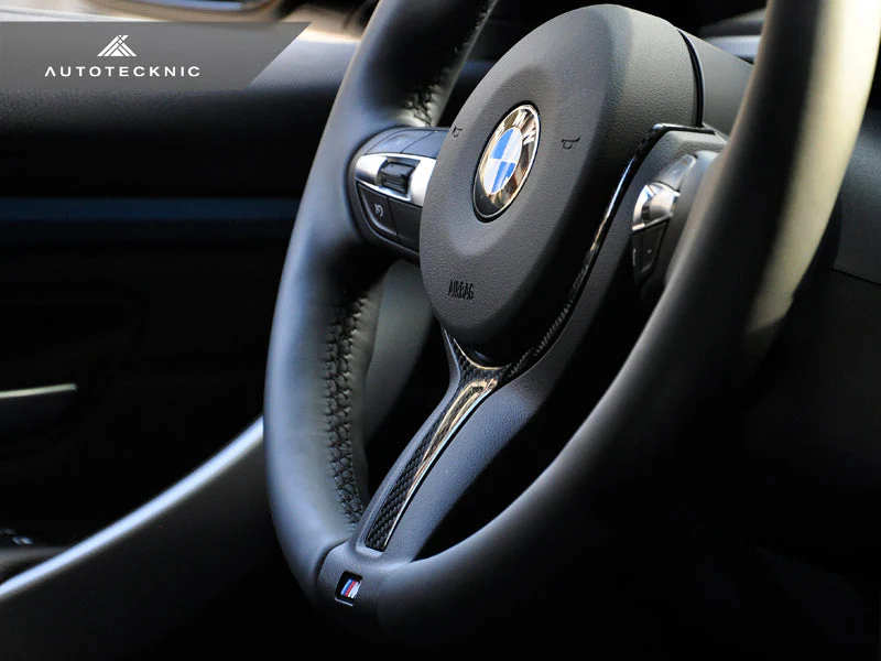 AutoTecknic Carbon Fiber M-Sport Steering Wheel Trim - F15 X5 | F16 X6 - Image 4