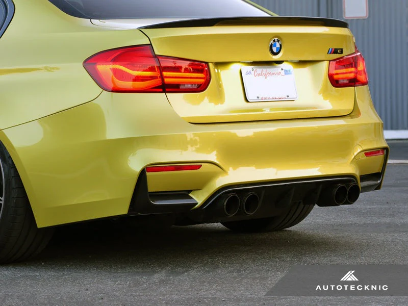 AutoTecknic Carbon Fiber Rear Bumper Trim - F80 M3 | F82/ F83 M4 - Image 2