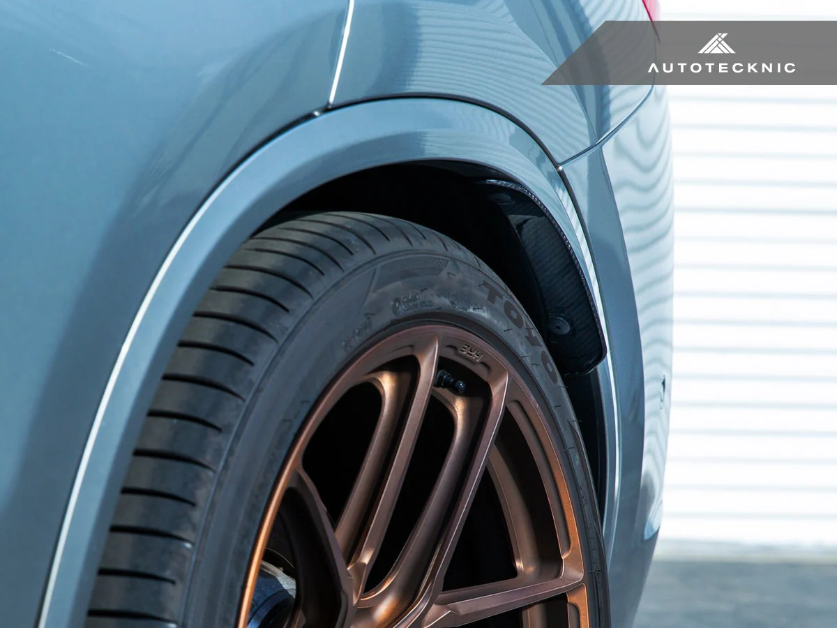 AutoTecknic Carbon Fiber Rear Splash Guards - F97 X3M | G01 X3 - Image 2