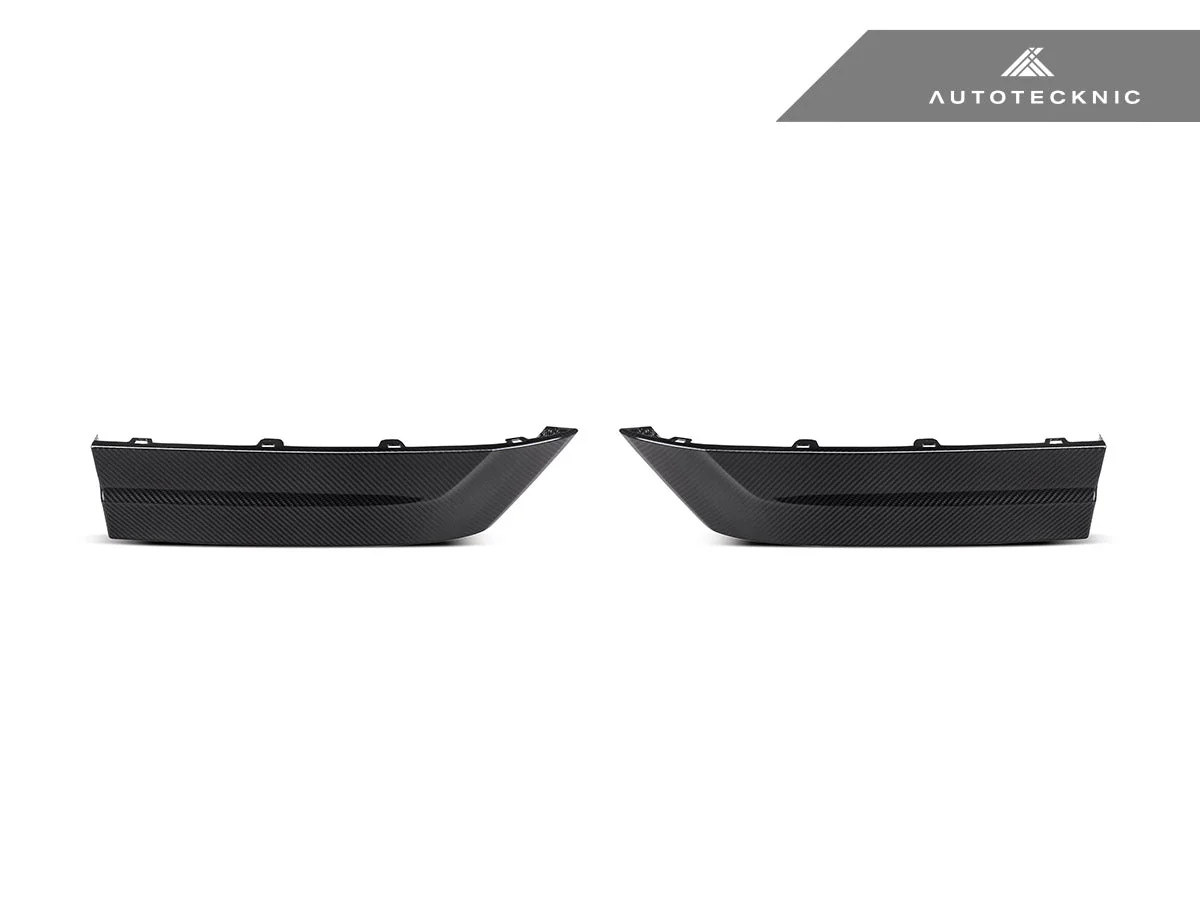 AutoTecknic Carbon Fiber Rear Splitter Set - F96 X6M
