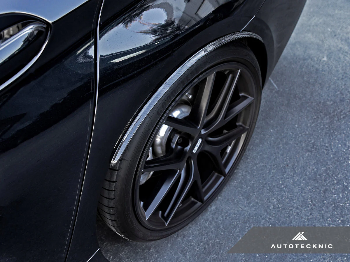 AutoTecknic Carbon Fiber Rear Wheel Arch Extension Set - F90 M5 - Image 12